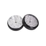 Hammercraft Μαύρο Grinder Τρίφτης Καπνού Αλουμινίου Με Διάφανο Καπάκι 2μέρη-1