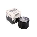 Hammercraft Μαύρο Grinder Τρίφτης Καπνού Αλουμινίου Με Διάφανο Καπάκι 4μέρη