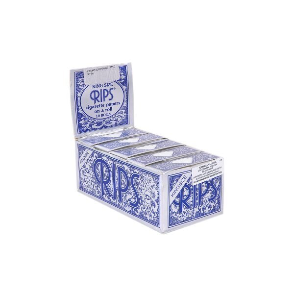 RIPS Rolls Blue KingSize - Ρολό Στριφτού Μεγάλο Μέγεθος Φαρδύ 5m - Κουτί
