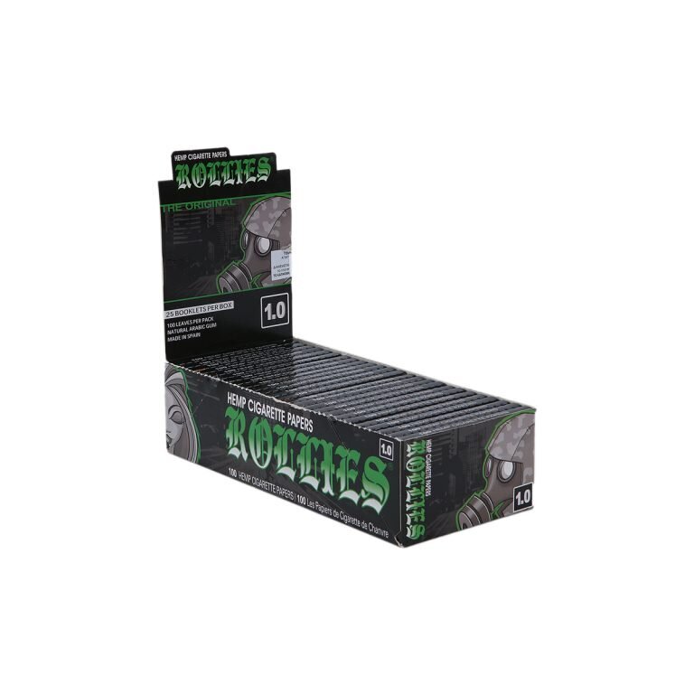 ROLLIES® Hemp Papers Χαρτάκια Στριφτού Μικρό Διπλό - Κουτι