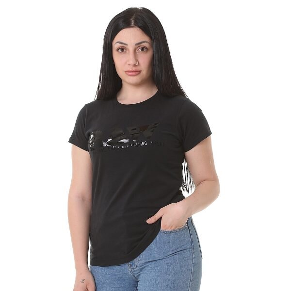 Rolling Papers Γυναικείο Κοντομάνικο T-Shirt Μαύρο RAW Edition-1