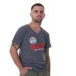 Rolling Papers Κοντομάνικο T-Shirt Γκρι RAW Edition