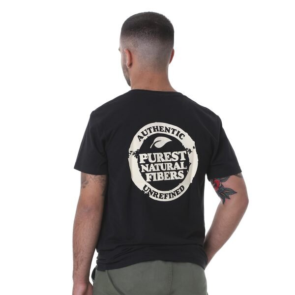 Rolling Papers Κοντομάνικο T-Shirt Μαύρο RAW Edition - Πίσω όψη