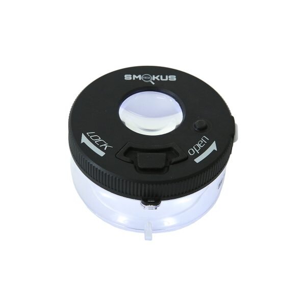 Smokus Focus Βάζο Με Led & Μεγεθυντικό Φακό Jetpack Black