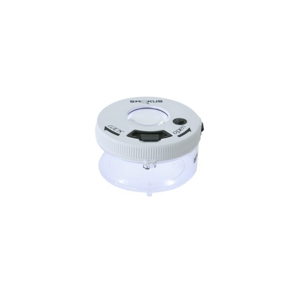 Smokus Focus Βάζο Με Led & Μεγεθυντικό Φακό Jetpack White