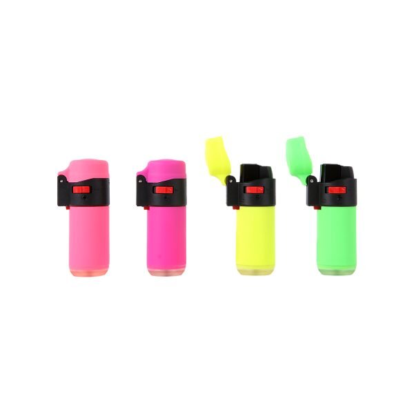 LEON® Αντιανεμικός Αναπτήρας Barrel Jetflame Fluo
