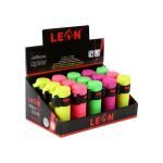 LEON® Αντιανεμικός Αναπτήρας Barrel Jetflame Fluo – Κουτί - LL.170836
