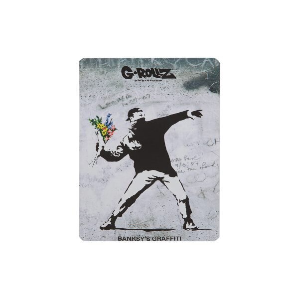 G-Rollz Banksy’s Graffiti Flower Thrower 2 Smell Proof Αδιάβροχα Σακουλάκια – 6 τεμ.