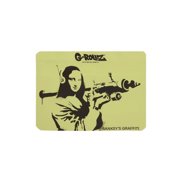 G-Rollz Banksy's Graffiti 'Mona Launcher' Smell Proof Αδιάβροχα Σακουλάκια - 8 τεμ.