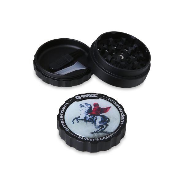 G-Rollz Banksy Graffiti Blind Bonapart Grinder Τρίφτης Καπνού 3μέρη 53mm-2