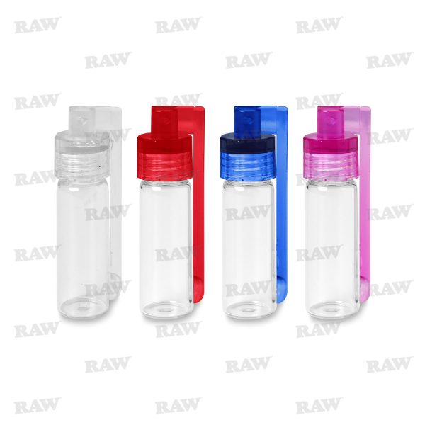 Bottle With Spoon Large – Διάφορα Χρώματα διαθέτει καπάκι με κουταλάκι-δοσομετρητή που επιτρέπει την ακριβή δοσολογία. Χωρητικότητα 5ml Τυχαία επιλογή χρώματος