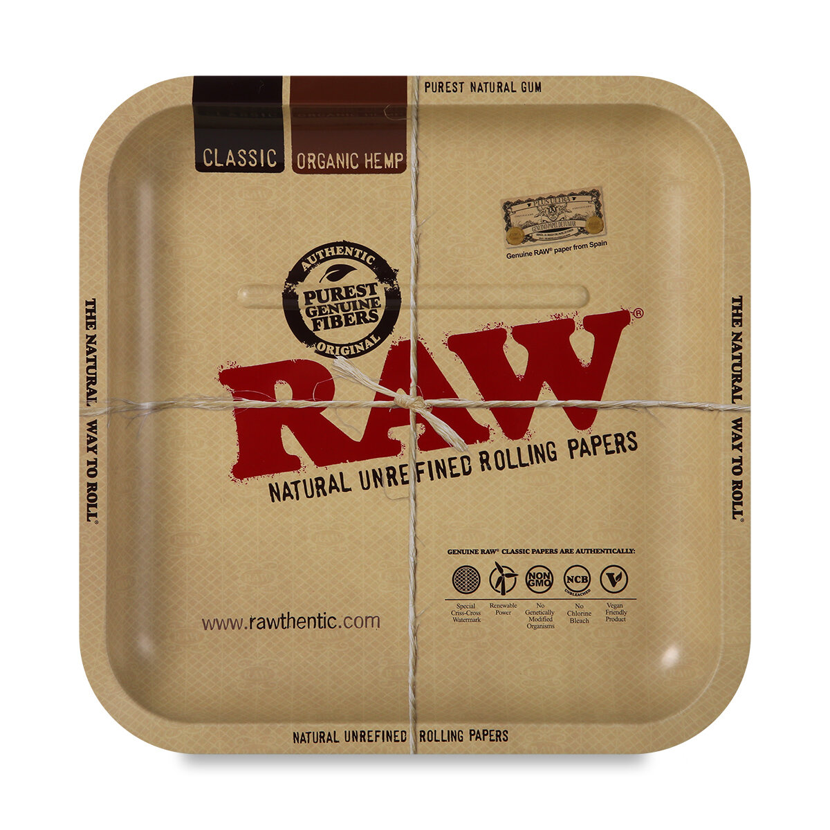 RAW® Τετράγωνος Μεταλλικός Δίσκος Στριψίματος Medium