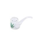 Black Leaf® Γυάλινη Πίπα Kinked – Πίπα Hemp για ξηρό βότανο