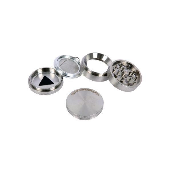 Hammercraft Grinder Τρίφτης Καπνού από Ανοξείδωτο Ατσάλι 4μέρη Large-1