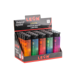 LEON® Αντιανεμικός Αναπτήρας Bicolor Turbo – Κουτί 25τεμ. - Image 2