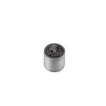 Amsterdam Leaf Μεταλλικό Grinder Τρίφτης Καπνού 4μέρη 40mm ασημί