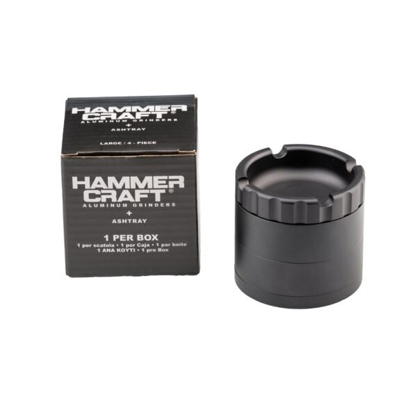 Hammercraft Grinder Τρίφτης Καπνού Αλουμινίου Τασάκι 4μέρη