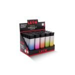 LEON® Αντιανεμικός Αναπτήρας Silver Colors Turbo - Display