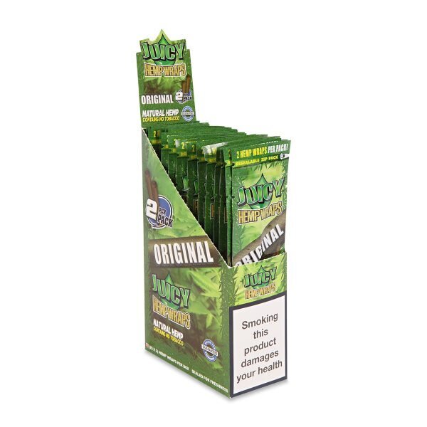 JUICY Hemp Wraps Πουρόφυλλα – Original - Κουτί