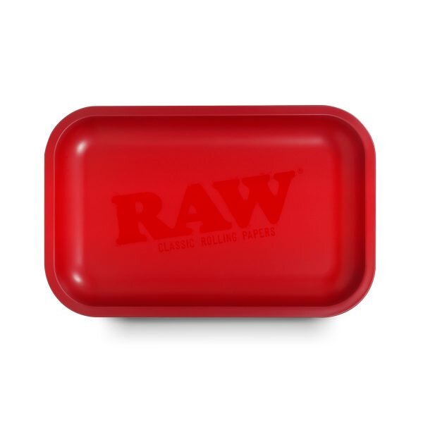 RAW® Rolling Tray – Κόκκινος Ματ Μεταλλικός Δίσκος Στριψίματος Small