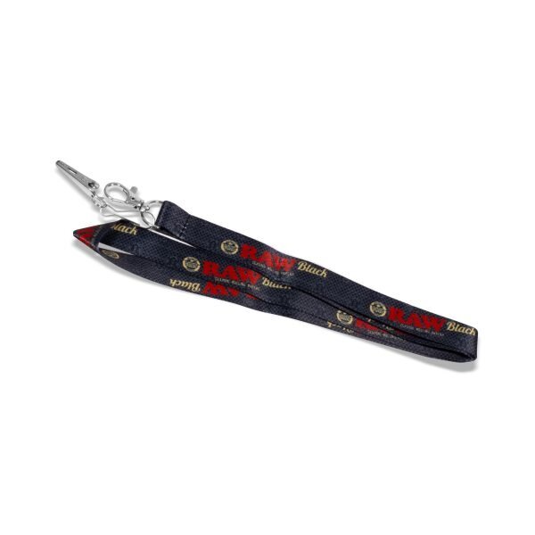 RAW® Μαύρο Μπρελόκ Lanyard