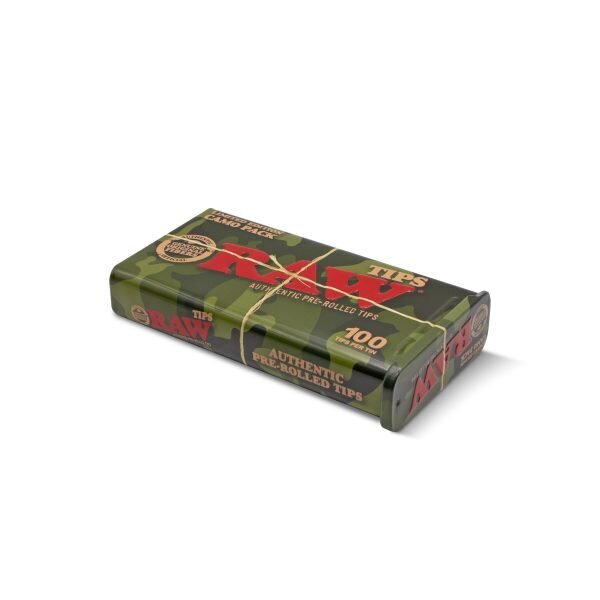 RAW® Limited Edition Προτυλιγμένες Τζιβάνες Σε Camo Μεταλλικό Κουτί -1