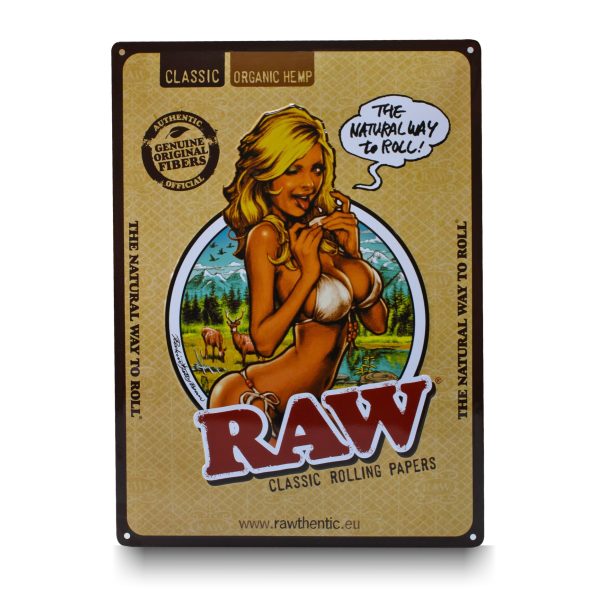 RAW® Retro Tin Sign RJB Μεταλλική Πινακίδα Τοίχου