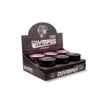 OLYMPUS® Grinder Τρίφτης Καπνού Αλουμινίου Sharp 4μέρη 6.3cm κουτί