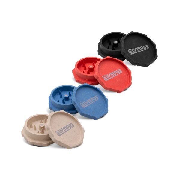 OLYMPUS® Hemp Πλαστικό Grinder Τρίφτης Καπνού 2μέρη 54mm