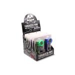 OLYMPUS® Skull Σετ Γυάλινη Πίπα Hemp με Grinder display