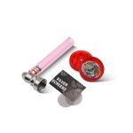 OLYMPUS® Skull Σετ Γυάλινη Πίπα Hemp με Grinder