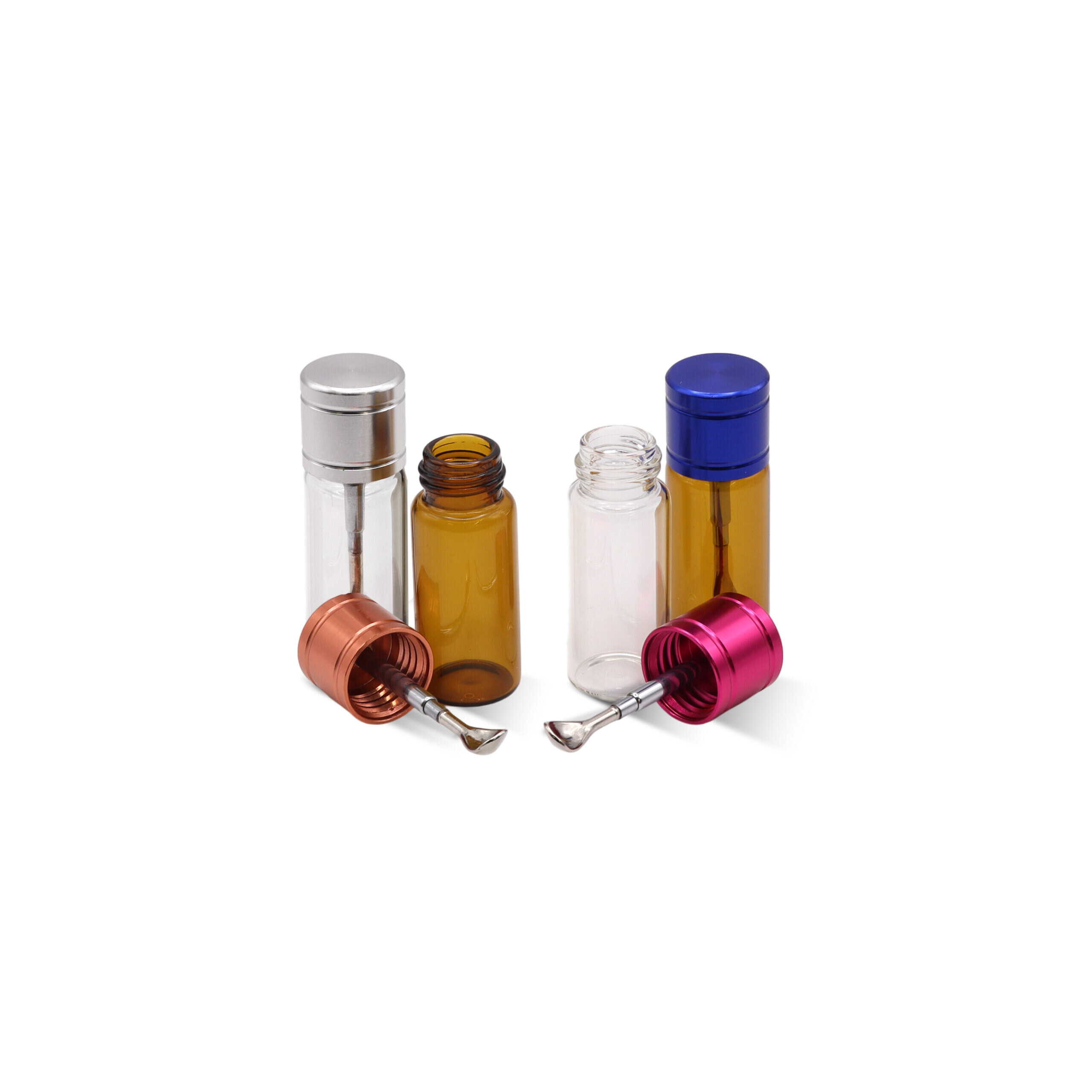 OLYMPUS® Snuff Bottle Telescopic Spoon Metal-1