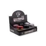 OLYMPUS® Grinder Τρίφτης Καπνού Αλουμινίου Basic 4μέρη 50mm - Κουτί 6τεμ.