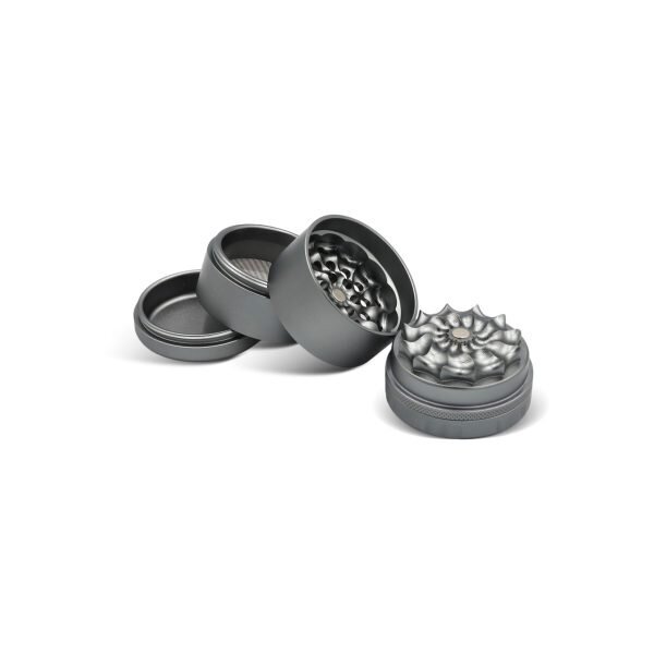 OLYMPUS® Grinder Τρίφτης Καπνού Αλουμινίου Flower 5μέρη 63mm ΔΟΝΤΙΑ ΚΟΠΗΣ