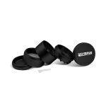 OLYMPUS® Grinder Τρίφτης Καπνού Αλουμινίου Flower 5μέρη 63mm - Μαύρο