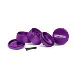 OLYMPUS® Grinder Τρίφτης Καπνού Αλουμινίου Flower 5μέρη 63mm - Μωβ