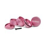 OLYMPUS® Grinder Τρίφτης Καπνού Αλουμινίου Flower 5μέρη 63mm- ροζ
