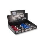 OLYMPUS® Grinder Τρίφτης Καπνού Αλουμινίου Original 2μέρη 40mm - Κουτί 12τεμ.