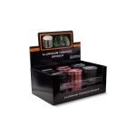 OLYMPUS® Grinder Τρίφτης Καπνού Αλουμινίου Shiny 4μέρη 50mm - Κουτί 12τεμ.