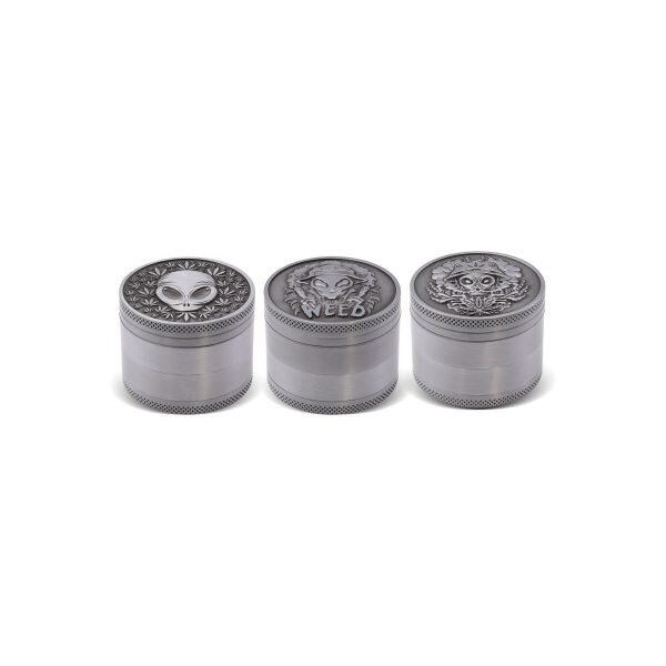 OLYMPUS® Μεταλλικό Grinder Τρίφτης Καπνού Alien 4μέρη 50mm