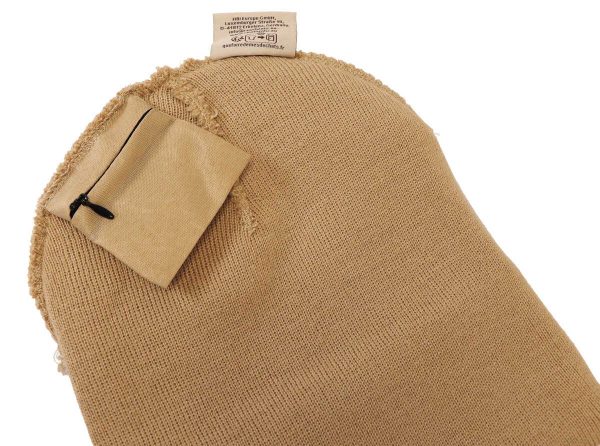 RAW® Beanie Καφέ Σκούφος Πλεκτός