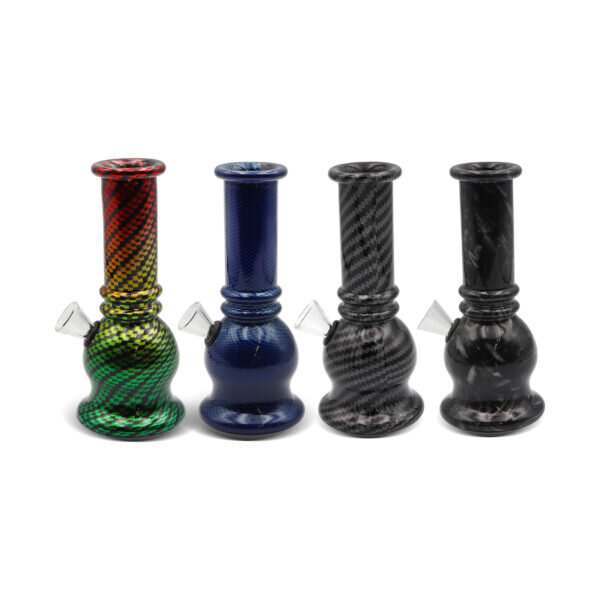 NIRVANA® Γυάλινο Bong Bubble Σε Διάφορα Χρώματα 15cm -1