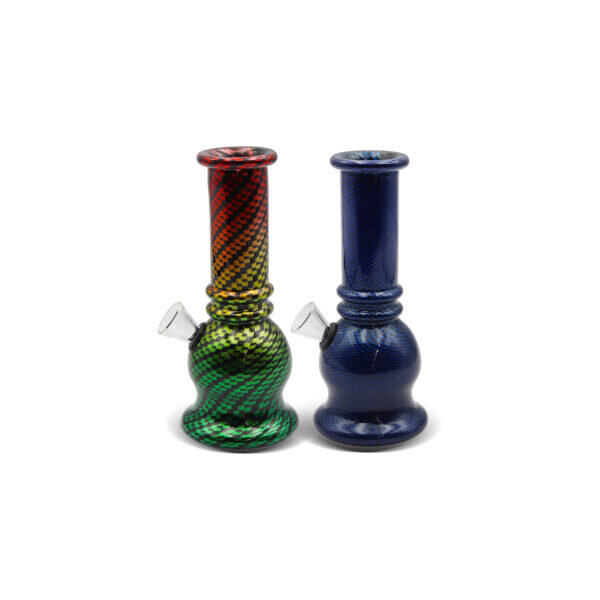 NIRVANA® Γυάλινο Bong Bubble Σε Διάφορα Χρώματα 15cm -1