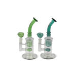 NIRVANA® Γυάλινο Bong Double Bubble 23cm