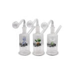 NIRVANA® Γυάλινο Bong Λαδιού Ivy 16cm σχέδια-3