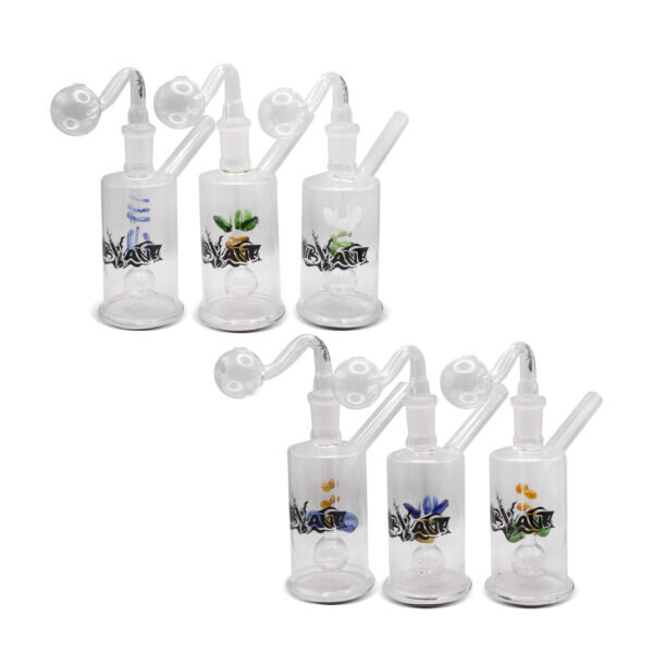 NIRVANA® Γυάλινο Bong Λαδιού Ivy 16cm σχέδια