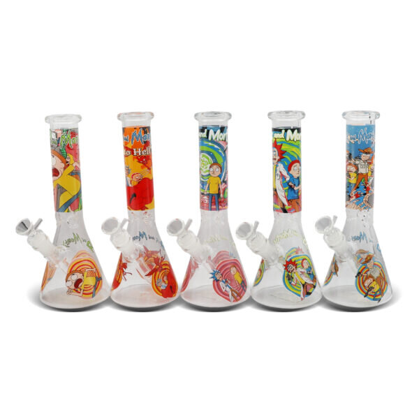 NIRVANA® Γυάλινο Ice Bong Cartoon Designs 26cm