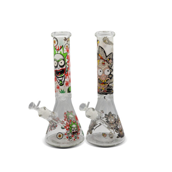 NIRVANA® Γυάλινο Ice Bong Cartoon Blast 36cm