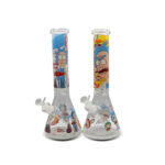 NIRVANA® Γυάλινο Ice Bong Cartoon Neon 36cm