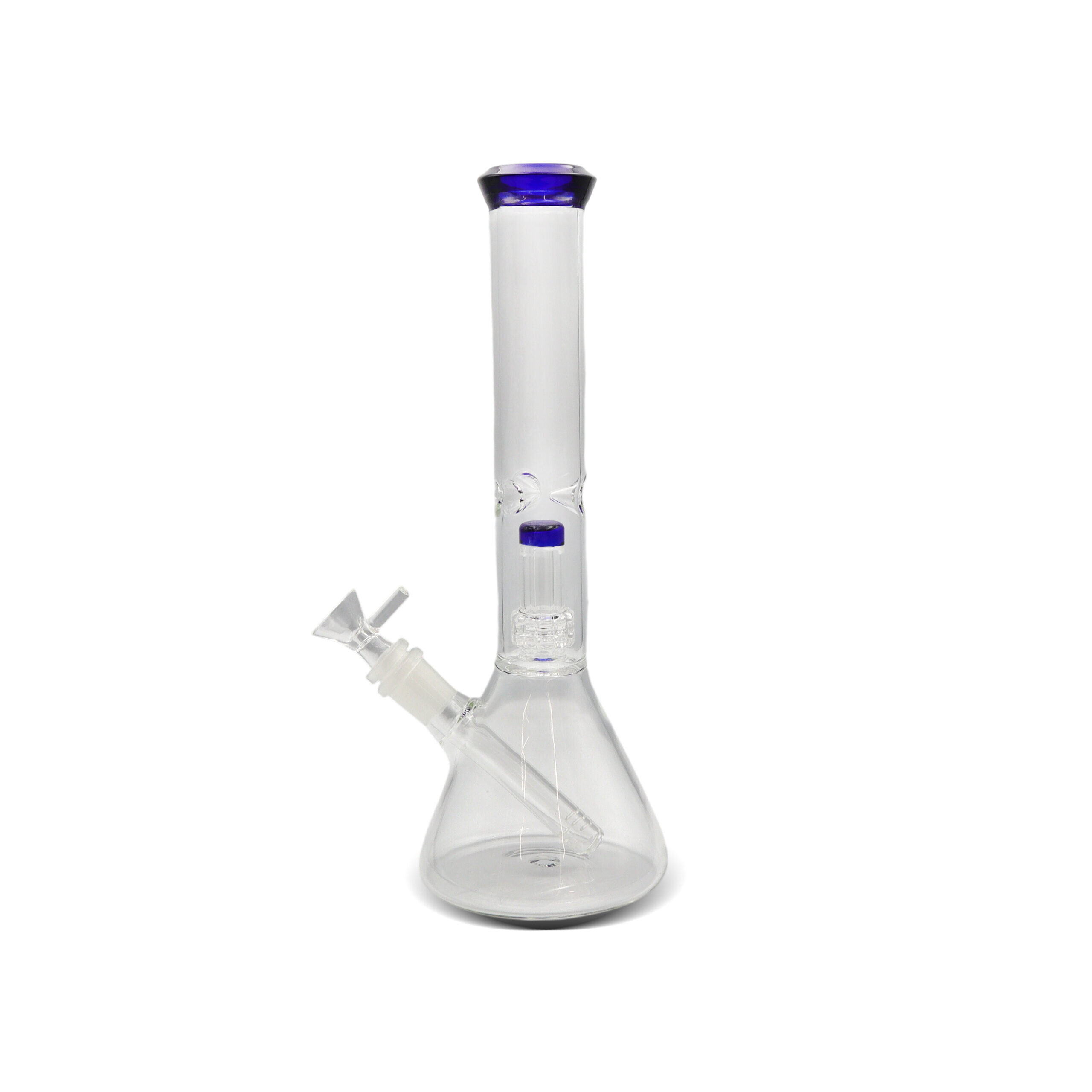 NIRVANA® Γυάλινο Ice Bong Royal Blue Percolator 29cm